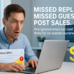 How Missed Email Replies Silently Destroy Guest Post Sales for Write for Us Websites 