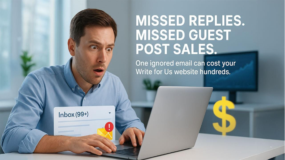 How Missed Email Replies Silently Destroy Guest Post Sales for Write for Us Websites 